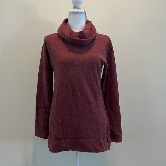 Merona Mauve L/S Pullover with Cowl neckline. EUC - Picture 1 of 7